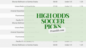high odds soccer picks