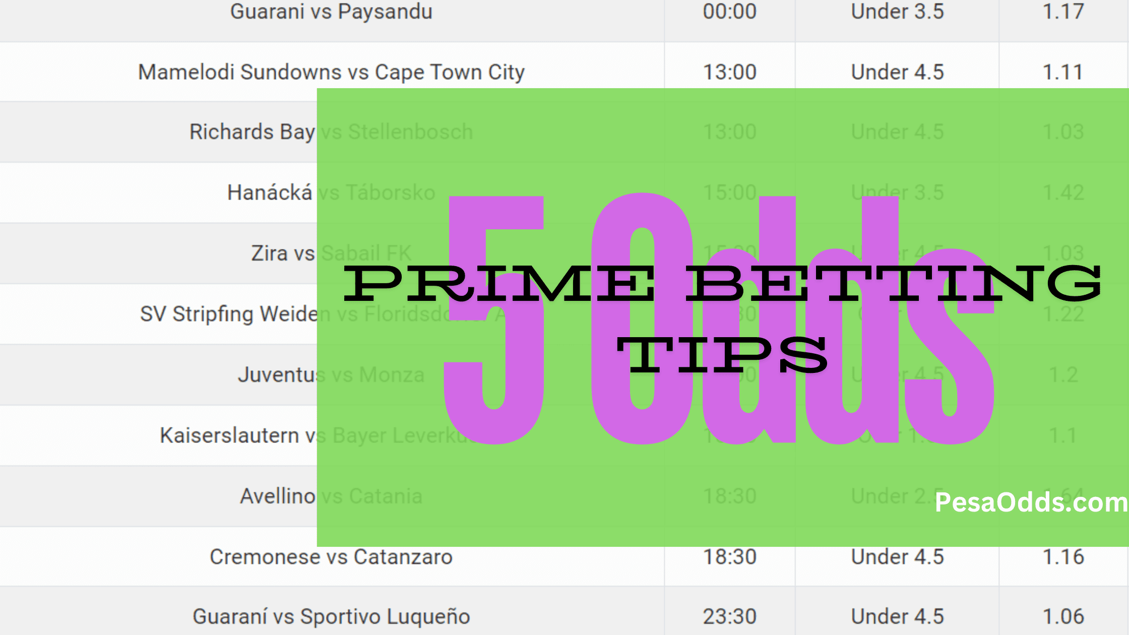 prime betting tips