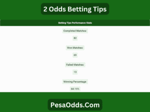 2 Odds Betting Tips