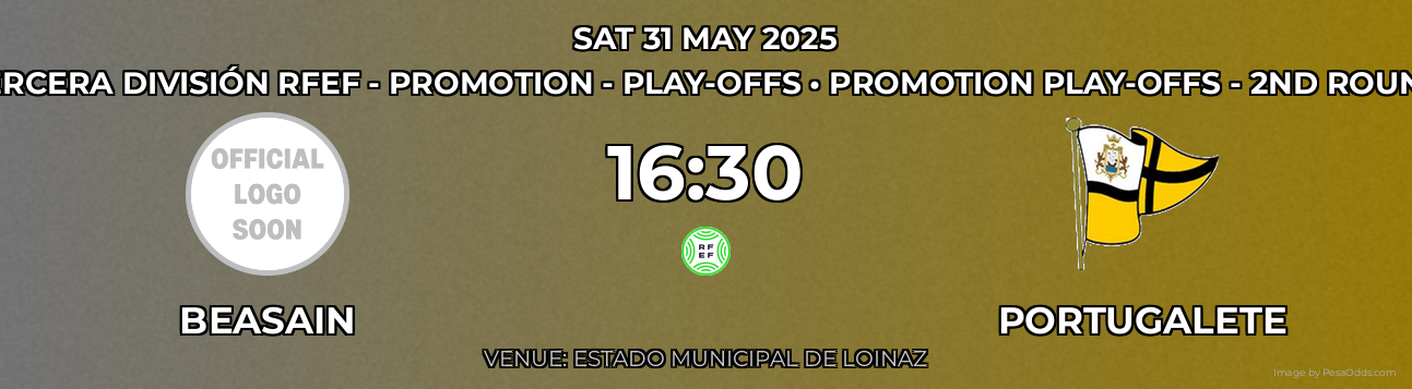Beasain vs Portugalete Prediction match poster for Tercera División RFEF - Promotion - Play-offs fixture on SAT 31 MAY 2025