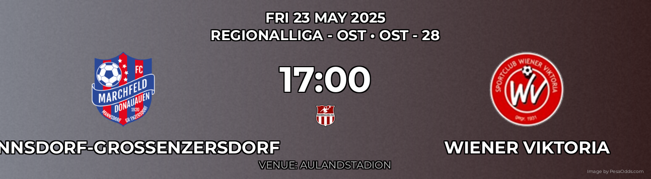 Mannsdorf-Großenzersdorf vs Wiener Viktoria Prediction match poster for Regionalliga - Ost fixture on FRI 23 MAY 2025